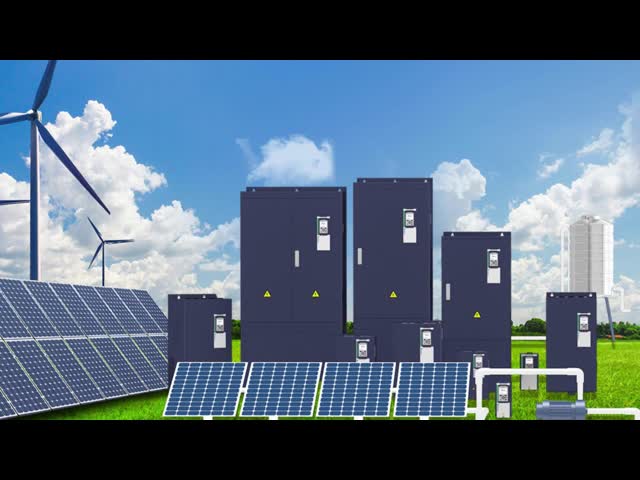 13A 5,5KW MPPT VFD Solar Pump Inverter GPRS IP20 380V LED LCD