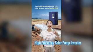 Falownik pompy solarnej VEIKONG 55 kW | Aplikacja w terenie na miejscu